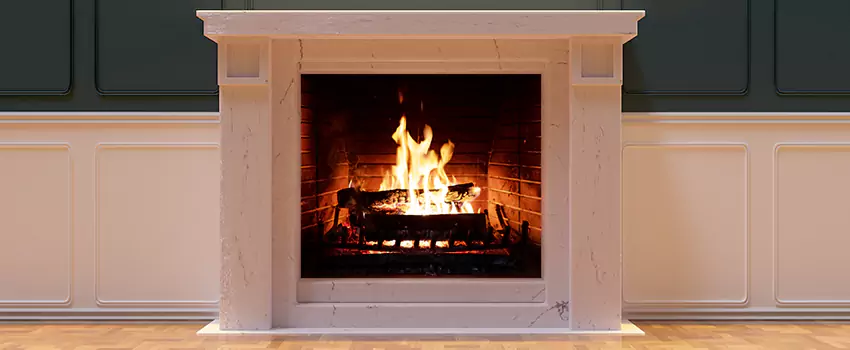 Decorative Electric Fireplace Installation in Mount Pleasant, Michigan