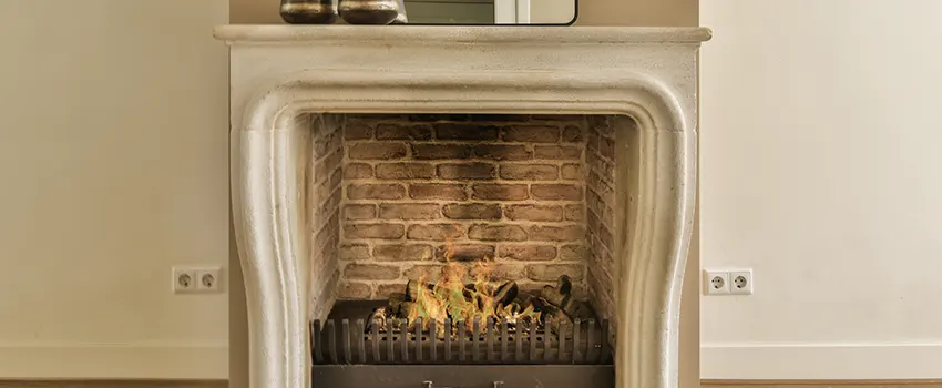 Vintage-style Fireplace Redesign in Mount Pleasant, Michigan