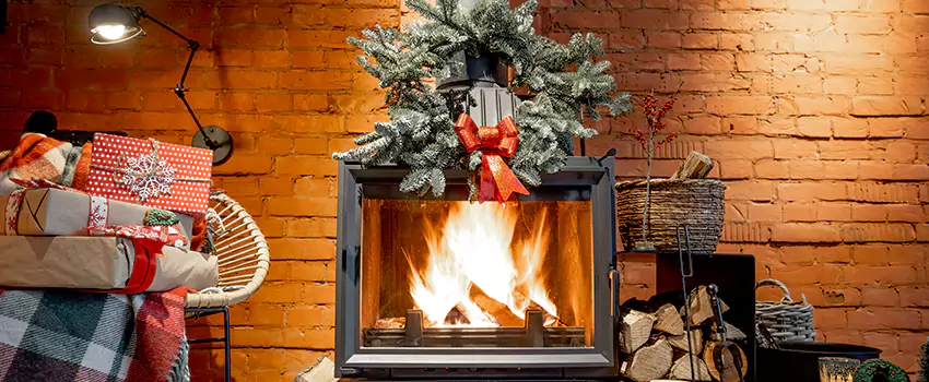 Travis Industries Linear Gas Fireplace Installation in Mount Pleasant, Michigan
