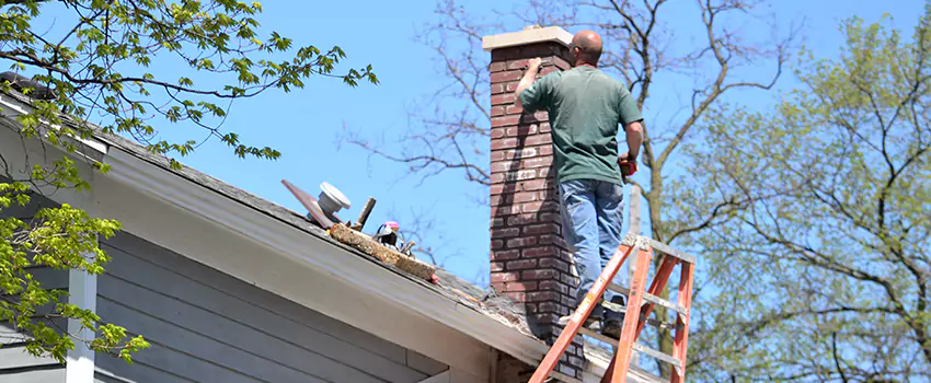 Vinyl and PVC Chimney Flashing Installation in Mount Pleasant, MI