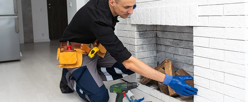 Fireplace Damaged Damper Frame Repair Services in Mount Pleasant, Michigan