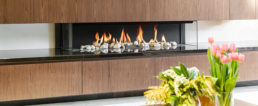 Double-height Fireplace Design Refurbishment in Mount Pleasant, Michigan